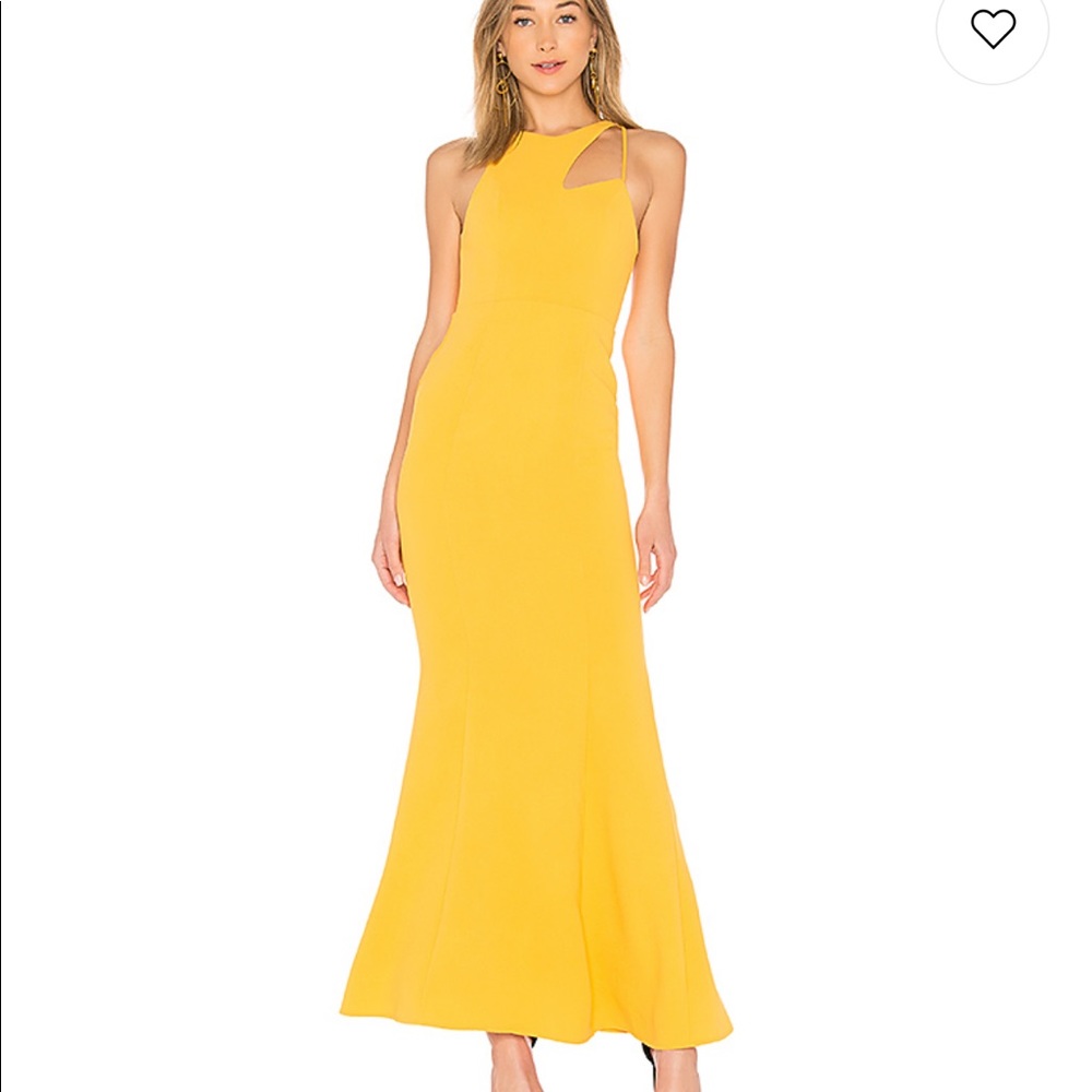 Yellow Revolve dress